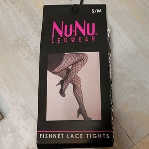 NWT Fishnet Lace Tights